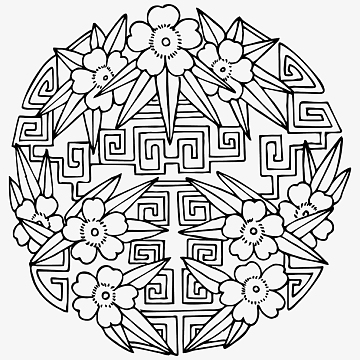 花纹 圆形 传统图案