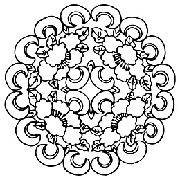 花纹 圆形 传统图案