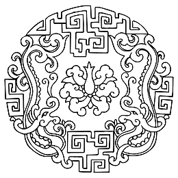 花纹 圆形 传统图案