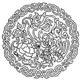 花纹 圆形 传统图案