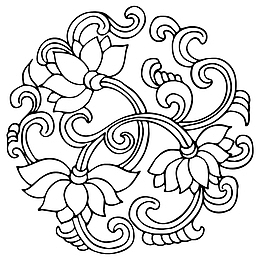 花纹 圆形 传统图案