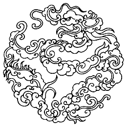 花纹 圆形 传统图案