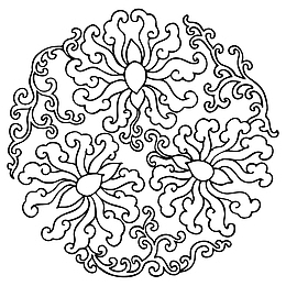 花纹 圆形 传统图案