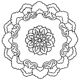 花纹 圆形 传统图案