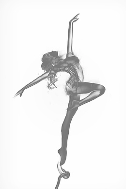 黑色背景下的烟雾效果