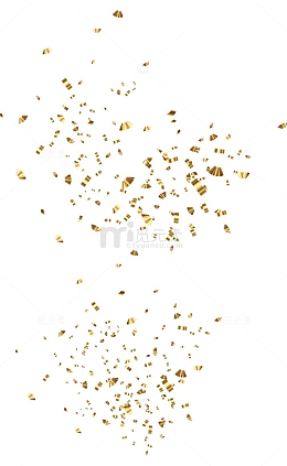 金粉金色氛围金洒