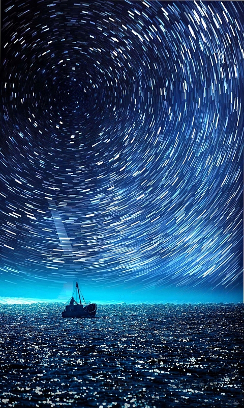 星空星轨素材pngpng复古风描边太阳月亮元素psdpng唯美宇宙星空星辰