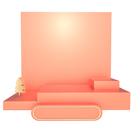 c4d立体产品展示台