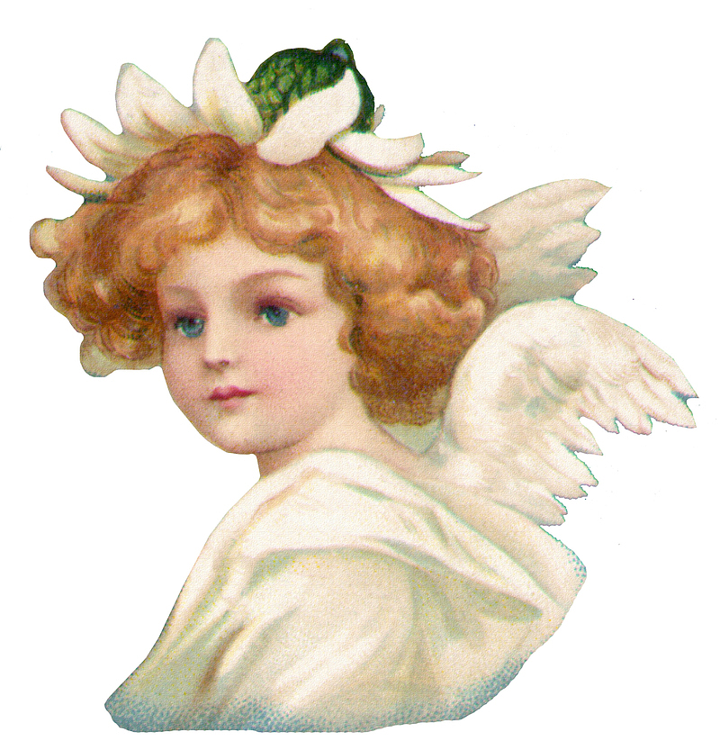 可爱复古小天使儿童人物素材
