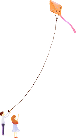 立春放风筝素材