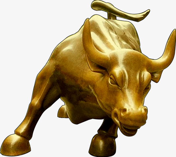 纽约金融牛铜牛素材免费下载_觅元素