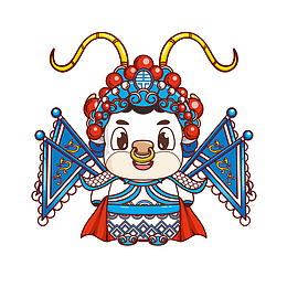 新年小牛素材抠图