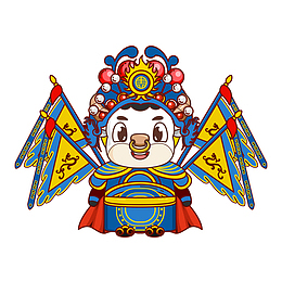 新年小牛元素素材