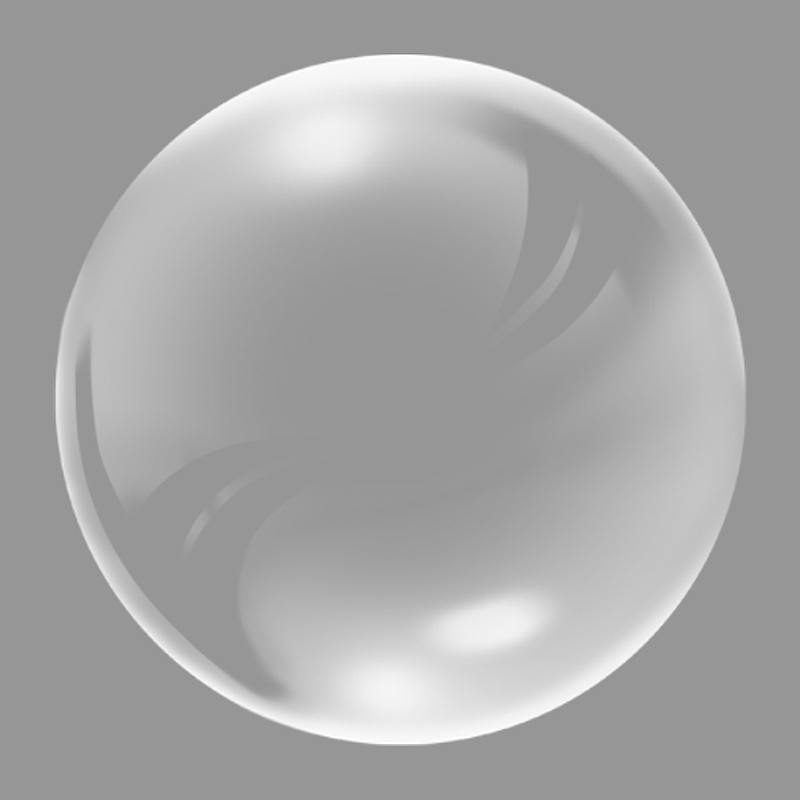 圆形透明泡泡