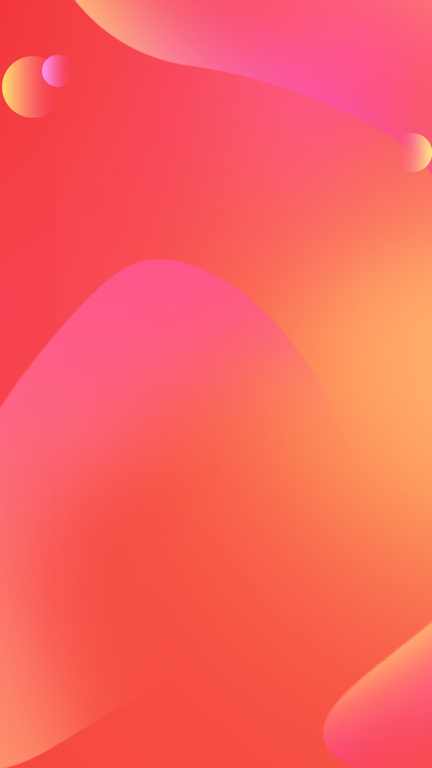 清新红黄渐变背景