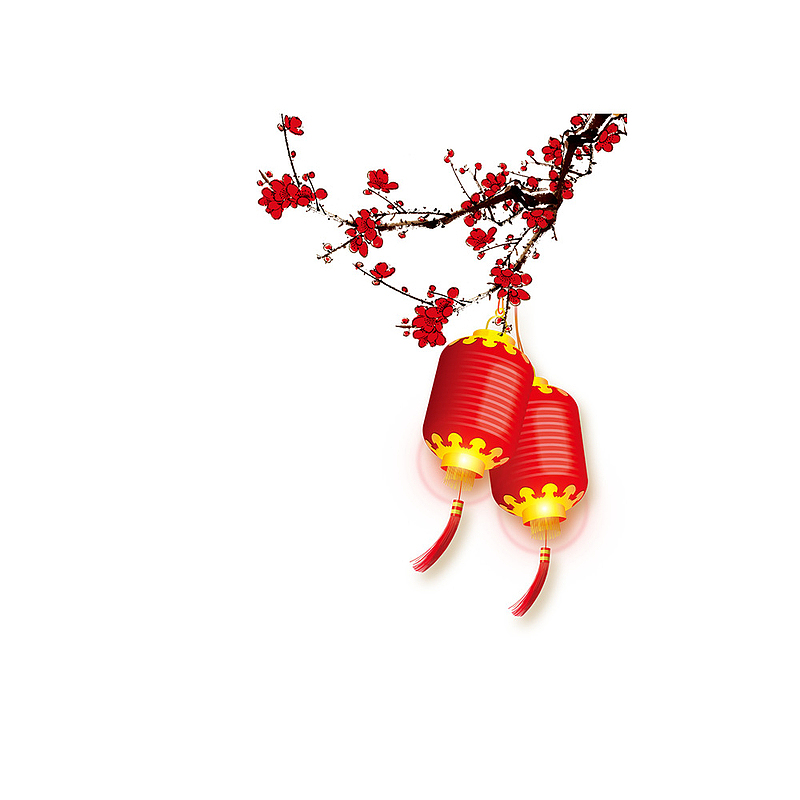 灯笼 国潮元素 年货节 春节 传统