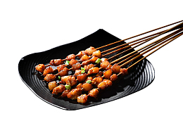 实物烤肉串免扣