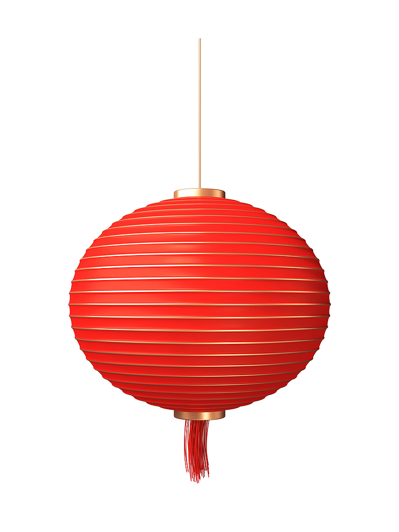 中式新年红灯笼