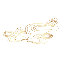 金色动感线条素材