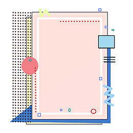 粉色立体边框背景