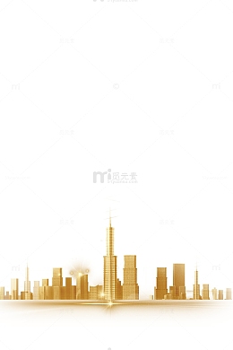 金色城市抽象