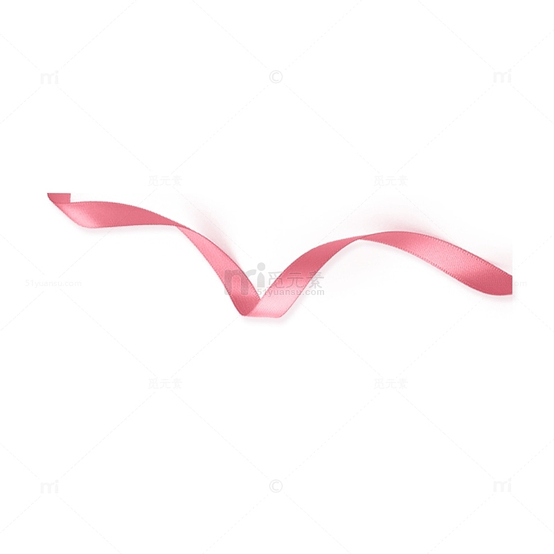 粉色节日庆祝丝带