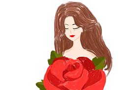 妇女节 情人节女人节日 女王节 女性插画