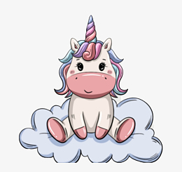 独角兽卡通画