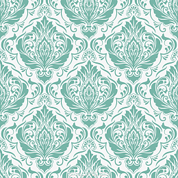 四方连续欧式花纹卷草装饰