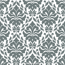 四方连续欧式花纹印花