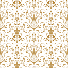 四方连续欧式古典花纹装饰