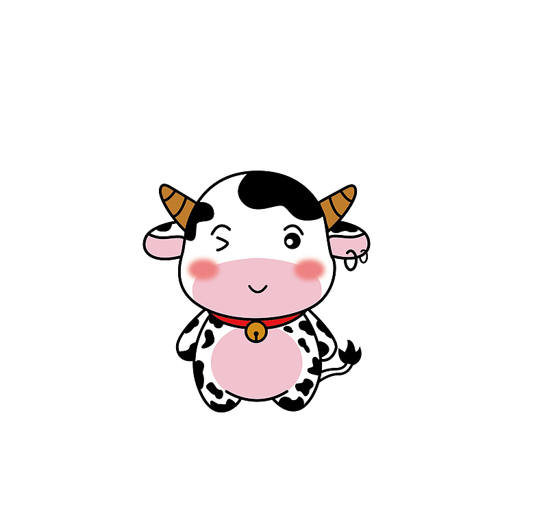 可爱~卡通小奶牛