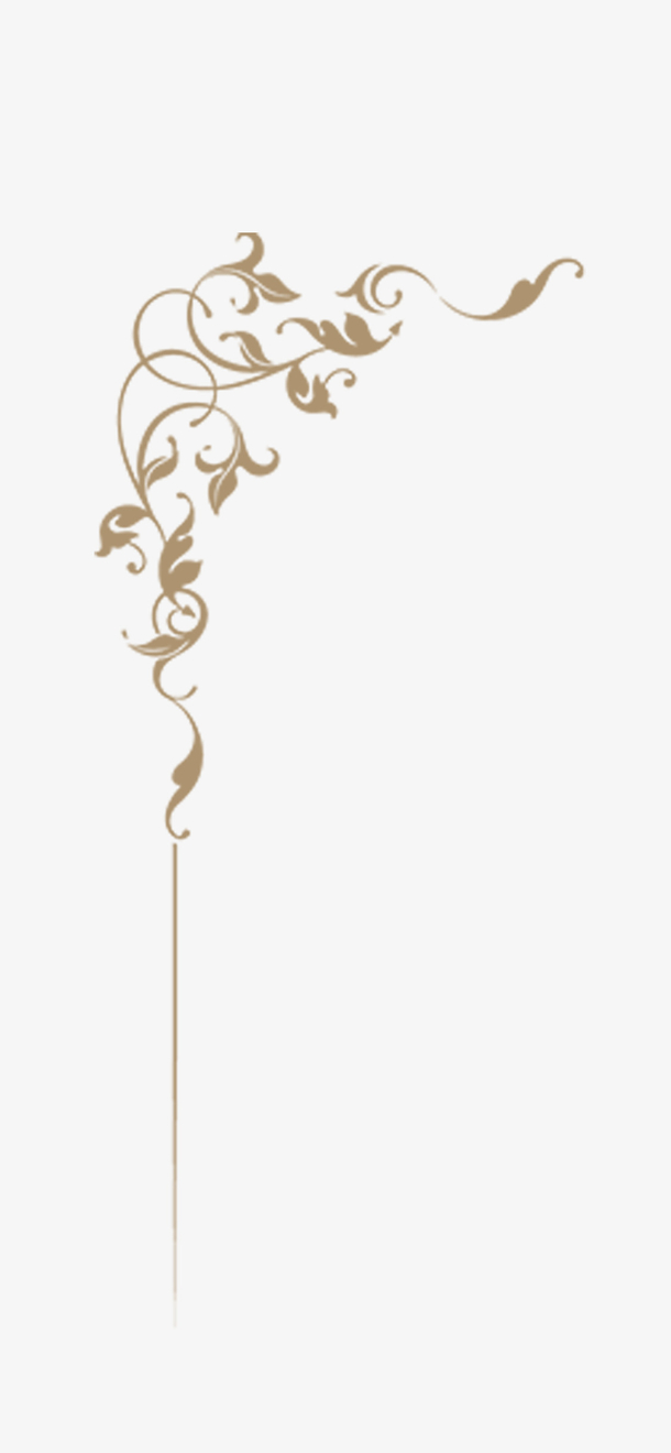 边框 花边 金色素材免费下载_觅元素