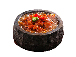 香辣石锅泡泡鸡