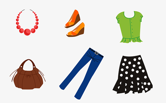 卡通衣服居家元素