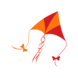 春分节气风筝元素