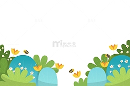 春分节气相关装饰元素