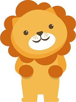 卡通 手绘 狮子