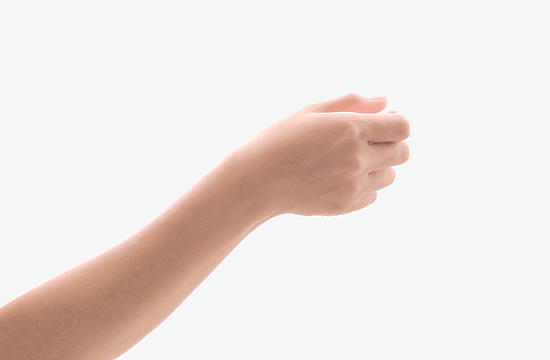 真人手握拿东西