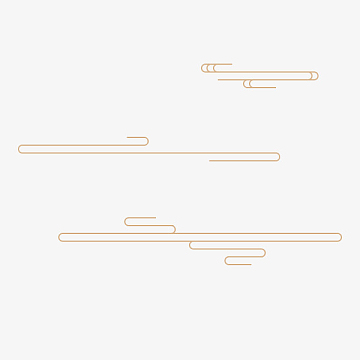 线条祥云装饰素材_线条祥云装饰图片元素-觅元素