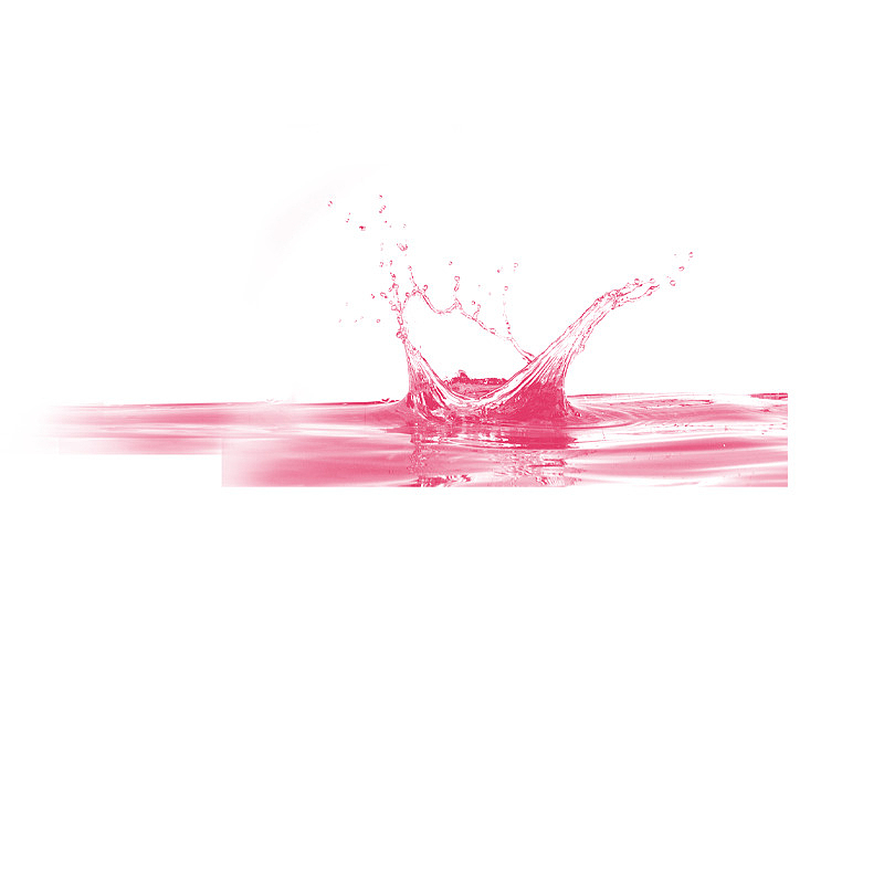 粉色的水波浪