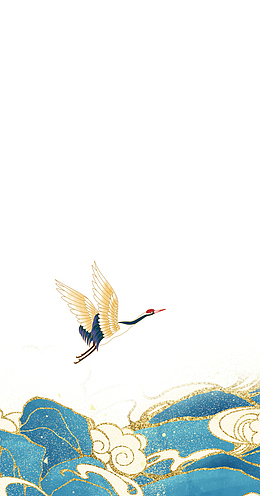 飞鹤,背景,古风,仙鹤