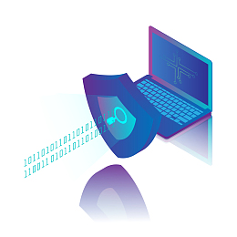 网络安全网络传输相关的矢量图