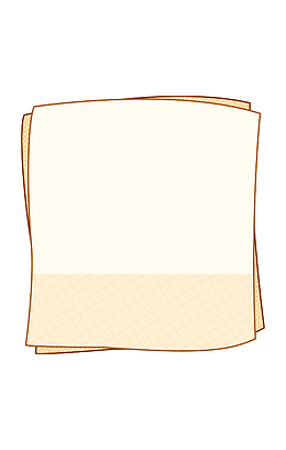 卡通黄色书页背景