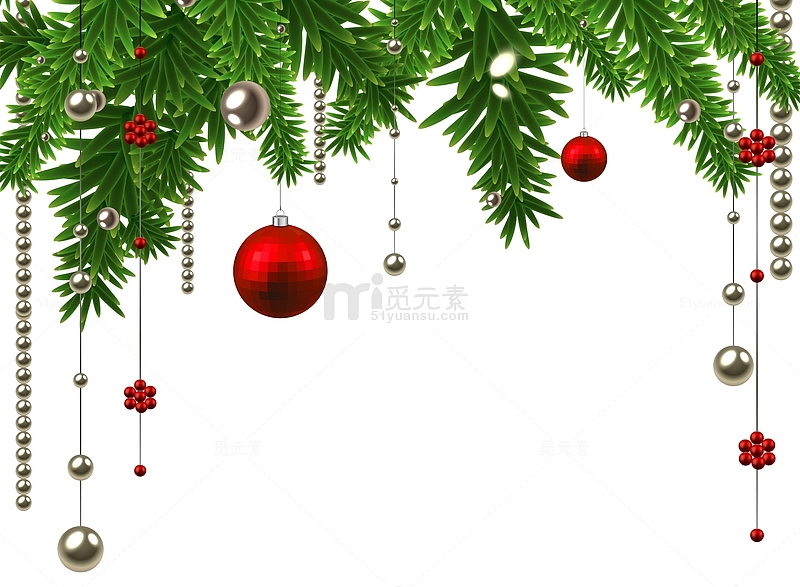 高清圣诞树挂件