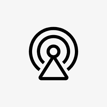 icon线性通讯站信号小图标png下载