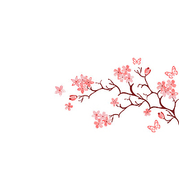 清新  粉色桃花  花朵  桃花