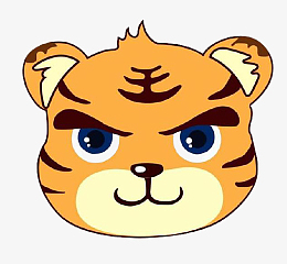 卡通可爱小老虎装饰贴纸