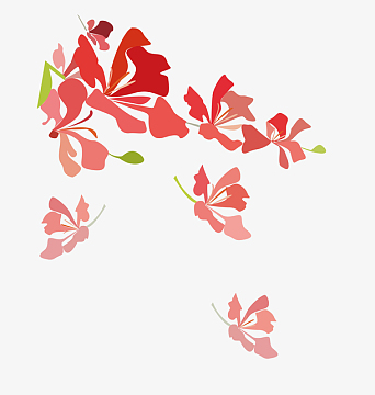 莲花扁平插画元素png水墨写意牡丹花素材共享图片全部图片图片类型