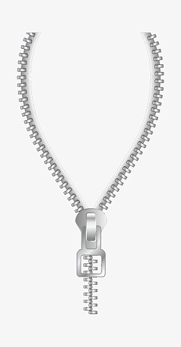 矢量写实拉链装饰素材免费下载_觅元素